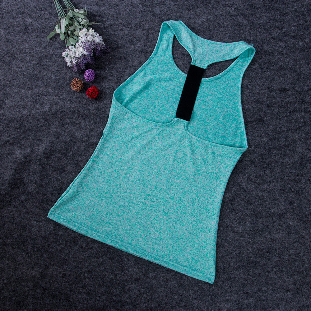Lässige ärmellose Damen-Yoga-Shirts
