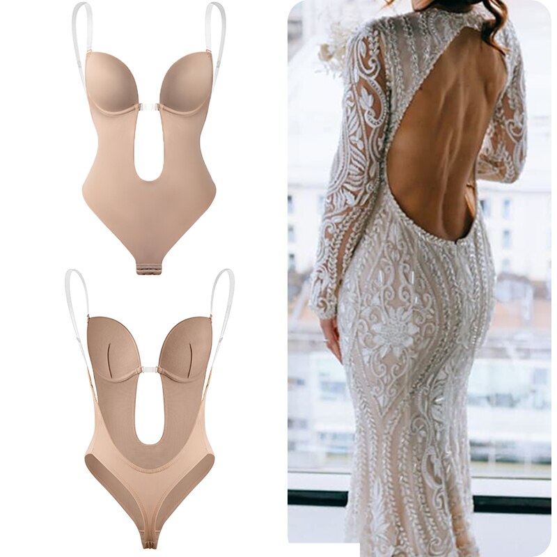 Bodysuit-Korsett, rückenfreie Formwäsche