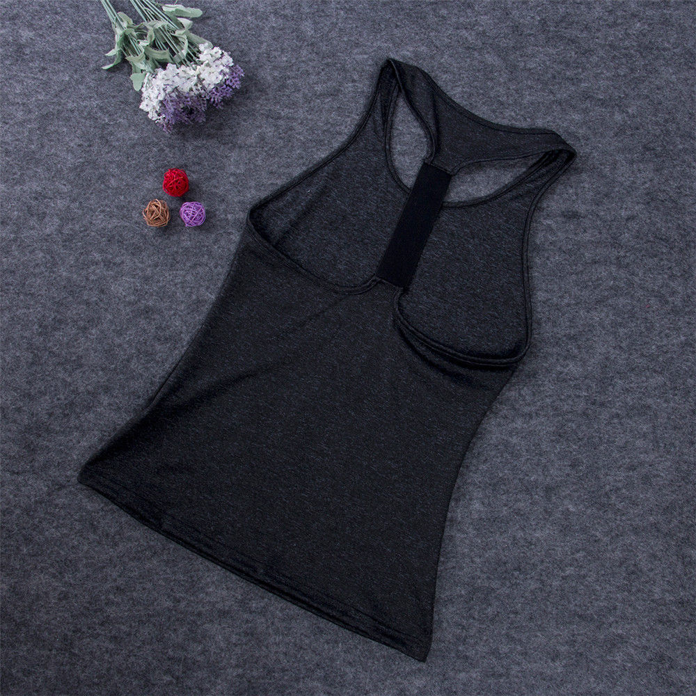 Lässige ärmellose Damen-Yoga-Shirts