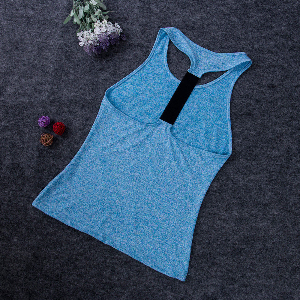 Lässige ärmellose Damen-Yoga-Shirts