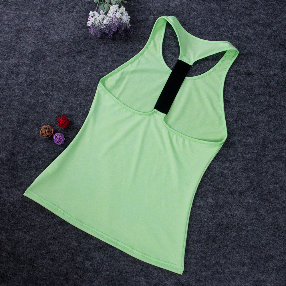 Lässige ärmellose Damen-Yoga-Shirts