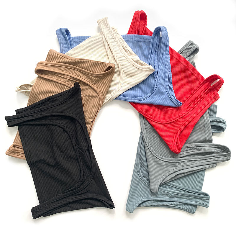 Hochelastisches, einfarbiges Yoga-Set