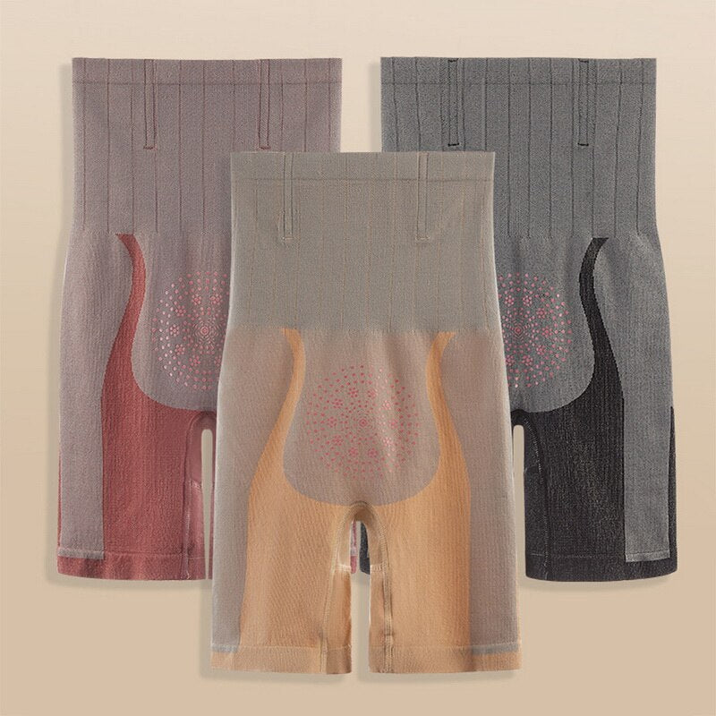 Nahtlose Damen-Fitnessshorts mit hoher Taille