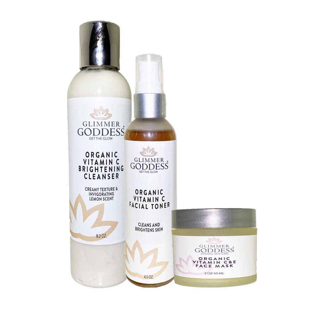 Vitamin C Brighter Skin Bio-Hautpflege-3-Stufen-Reinigungsset