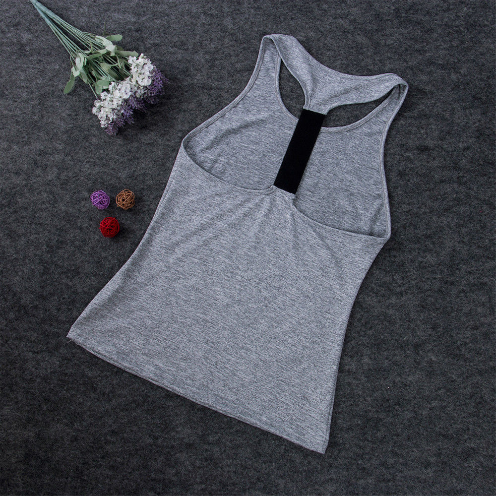 Lässige ärmellose Damen-Yoga-Shirts