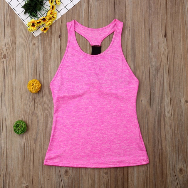 Lässige ärmellose Damen-Yoga-Shirts