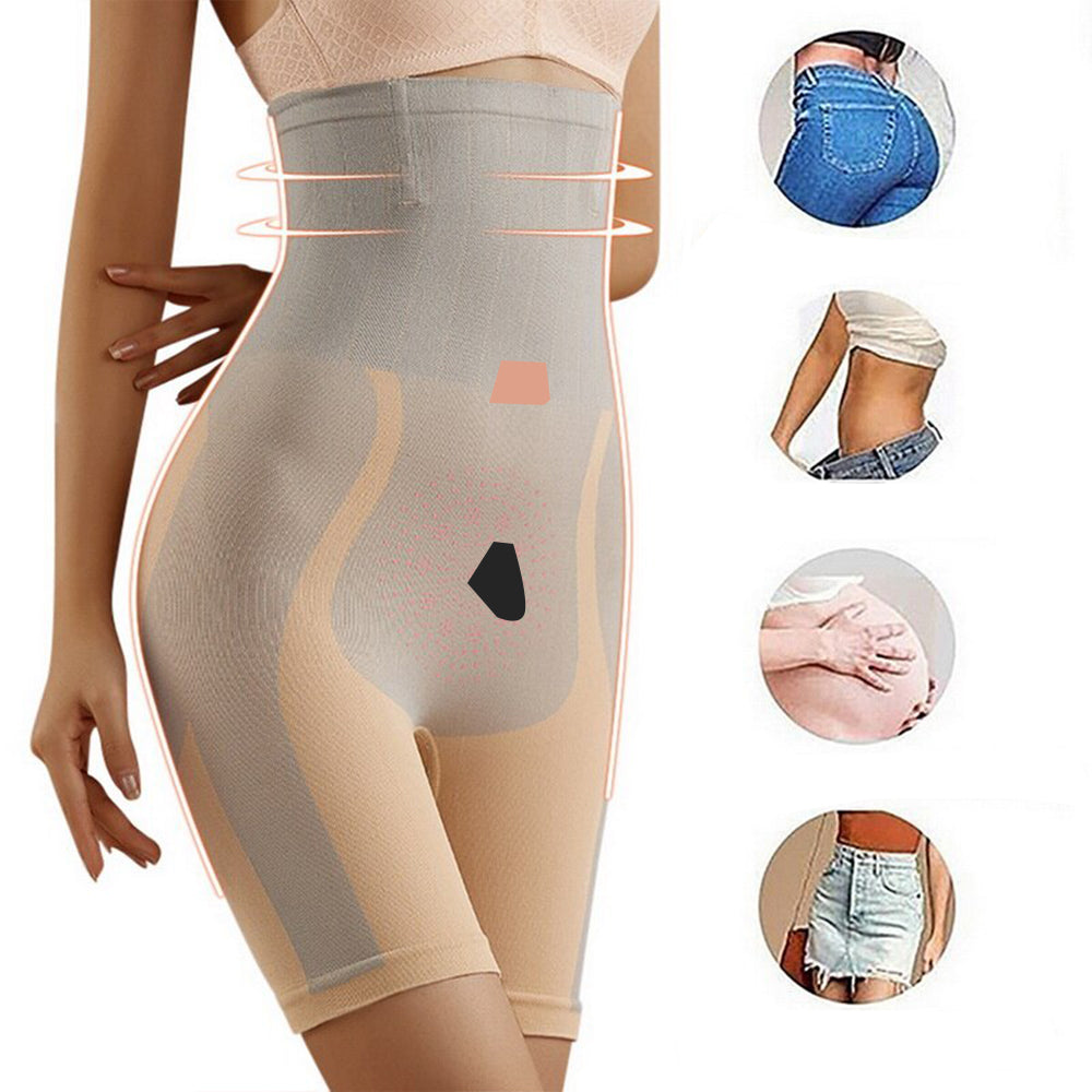 Nahtlose Damen-Fitnessshorts mit hoher Taille