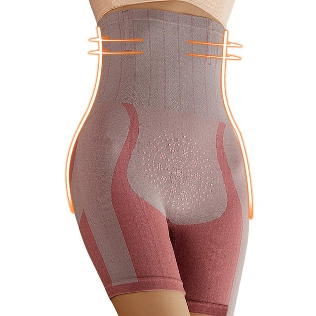 Nahtlose Damen-Fitnessshorts mit hoher Taille