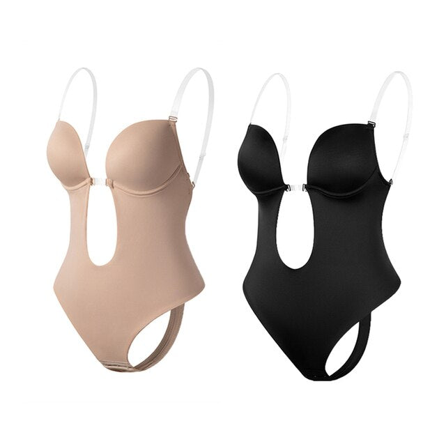 Bodysuit-Korsett, rückenfreie Formwäsche