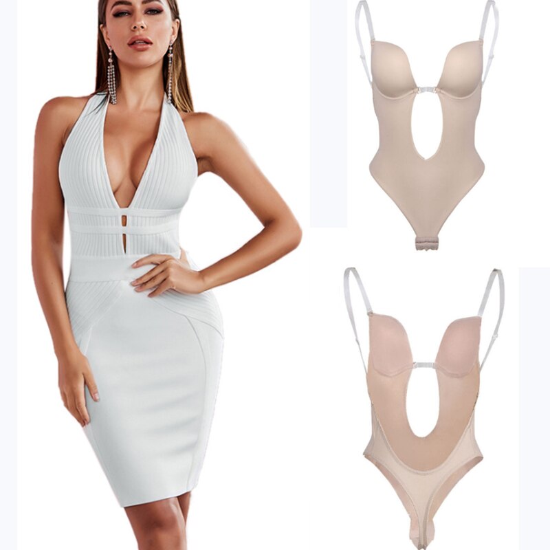 Bodysuit-Korsett, rückenfreie Formwäsche