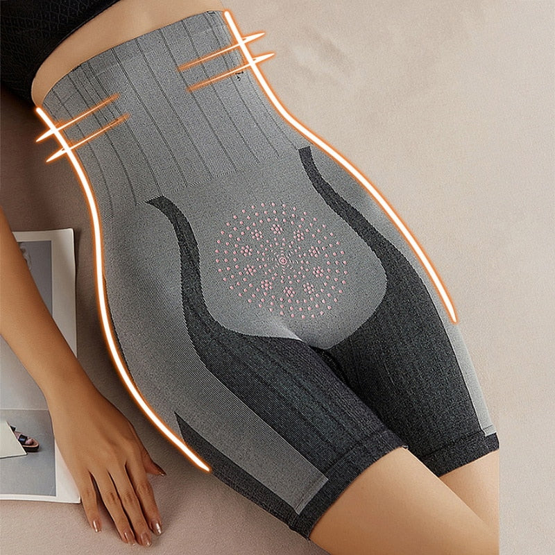 Nahtlose Damen-Fitnessshorts mit hoher Taille