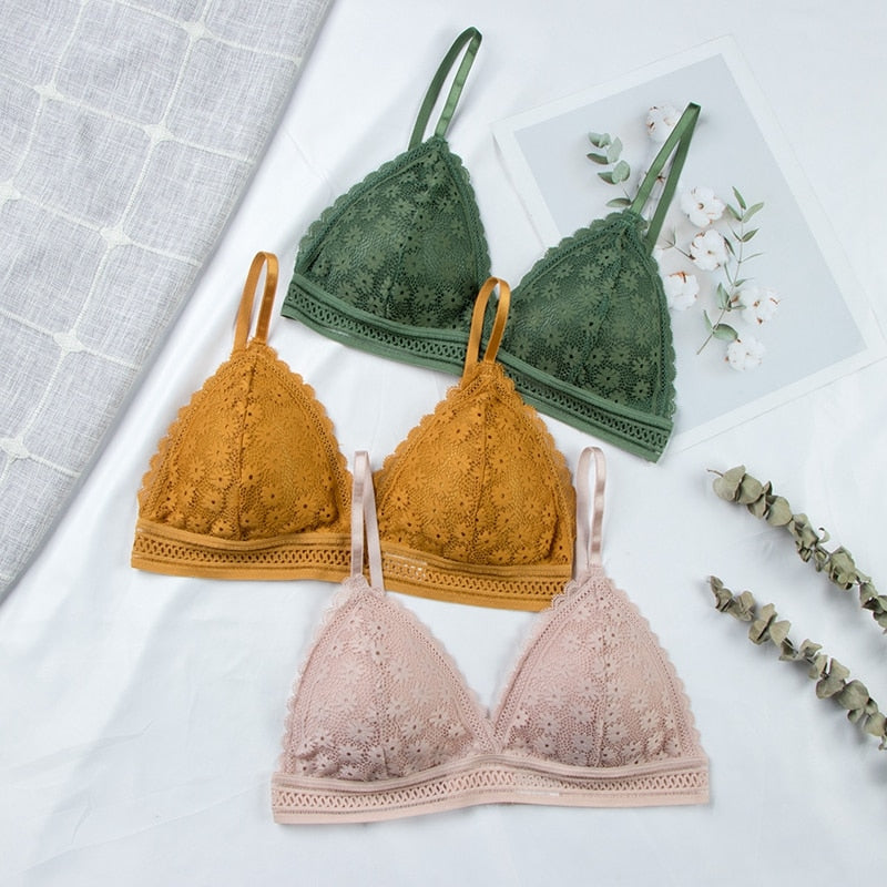 Sexy floraler Spitzen-BH