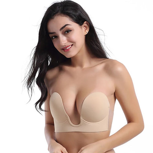 BH mit Silikoneffekt und tiefem Ausschnitt – Secret Bra