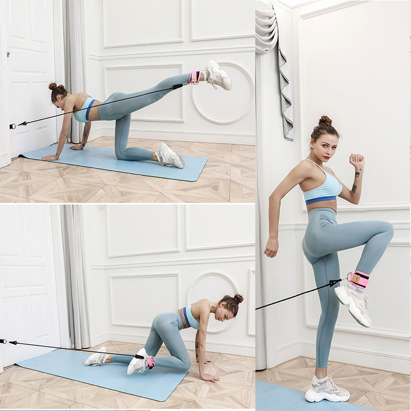 Verstellbare Knöchelriemen für das Fitnessstudio